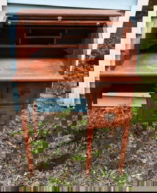 CHILD'S ROLL-TOP DESK.