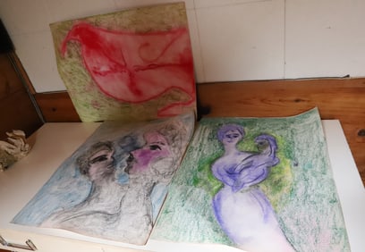 LOT OF E.B. ROSEN ARTWORK