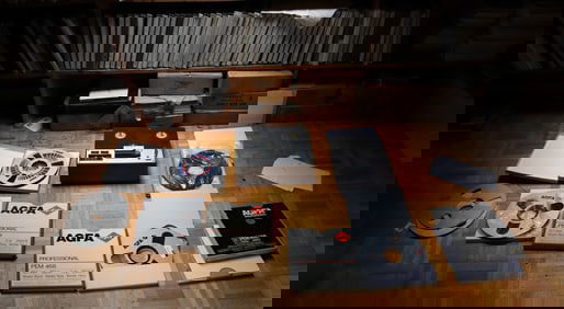 LARGE LOT OF AGFA PEM 468 PROFESSIONAL MASTER TAPES