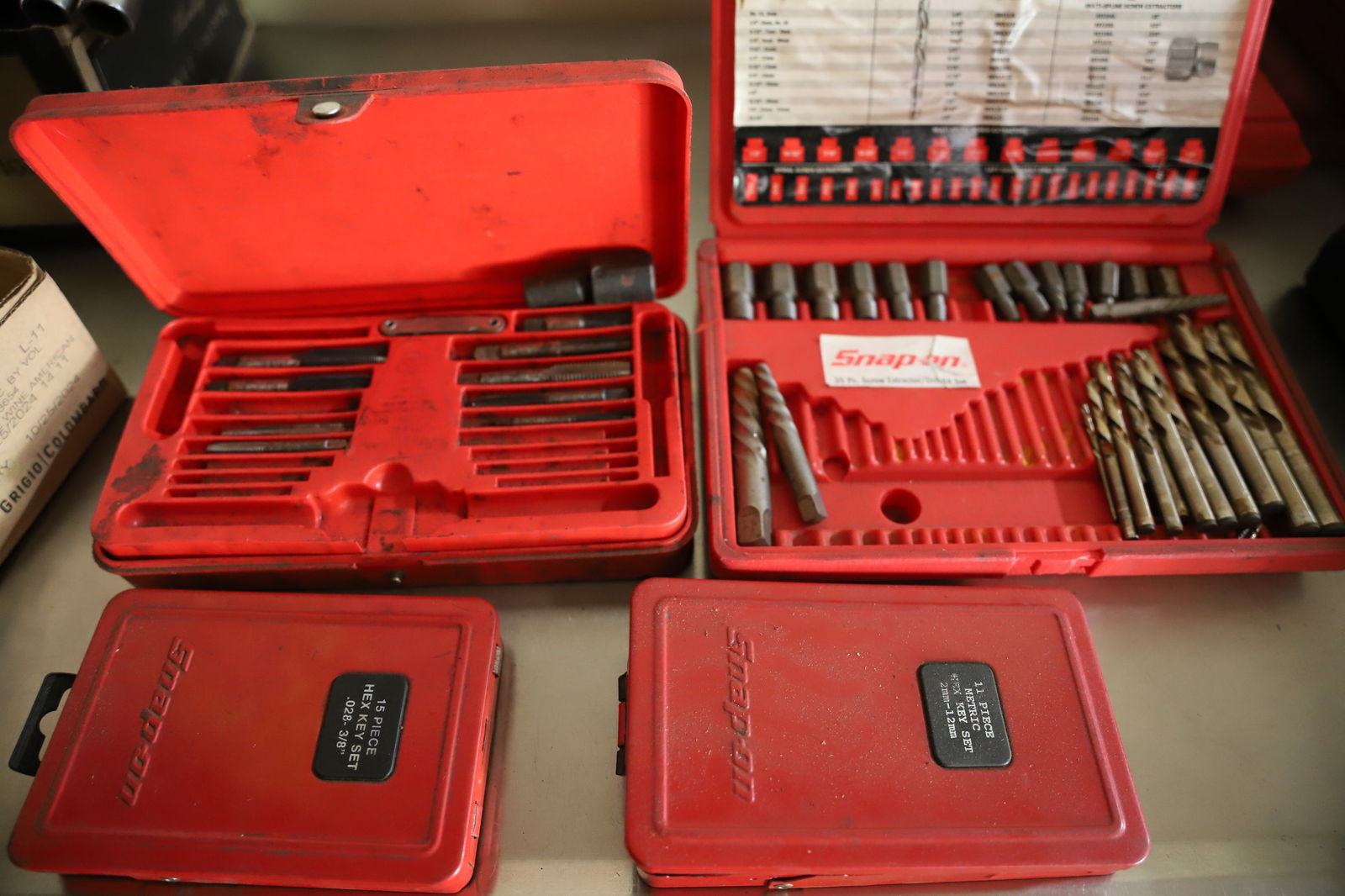 SNAP-ON TOOLS: LG, SOCKET WRENCH, ALLEN WRENCHES AND MORE. ALSO, CORNWELL BRAND. Terms: PLEASE READ CAREFULLY - Terms for Purchasing and Shipping of Auction Items. Please read carefully before bidding. All payments