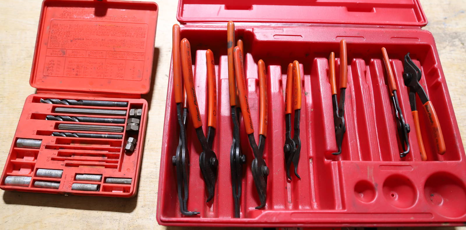 Blue Point Retaining Ring Plier Set Auction
