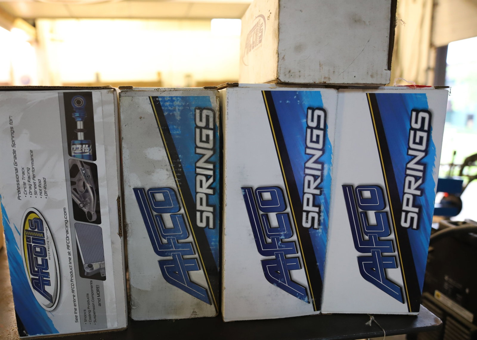 LOT OF (9) AFCOILS SPRINGS: NEW IN BOX. Terms: PLEASE READ CAREFULLY - Terms for Purchasing and Shipping of Auction Items. Please read carefully before bidding. All payments for purchases will be made through LiveAuctioneers.com