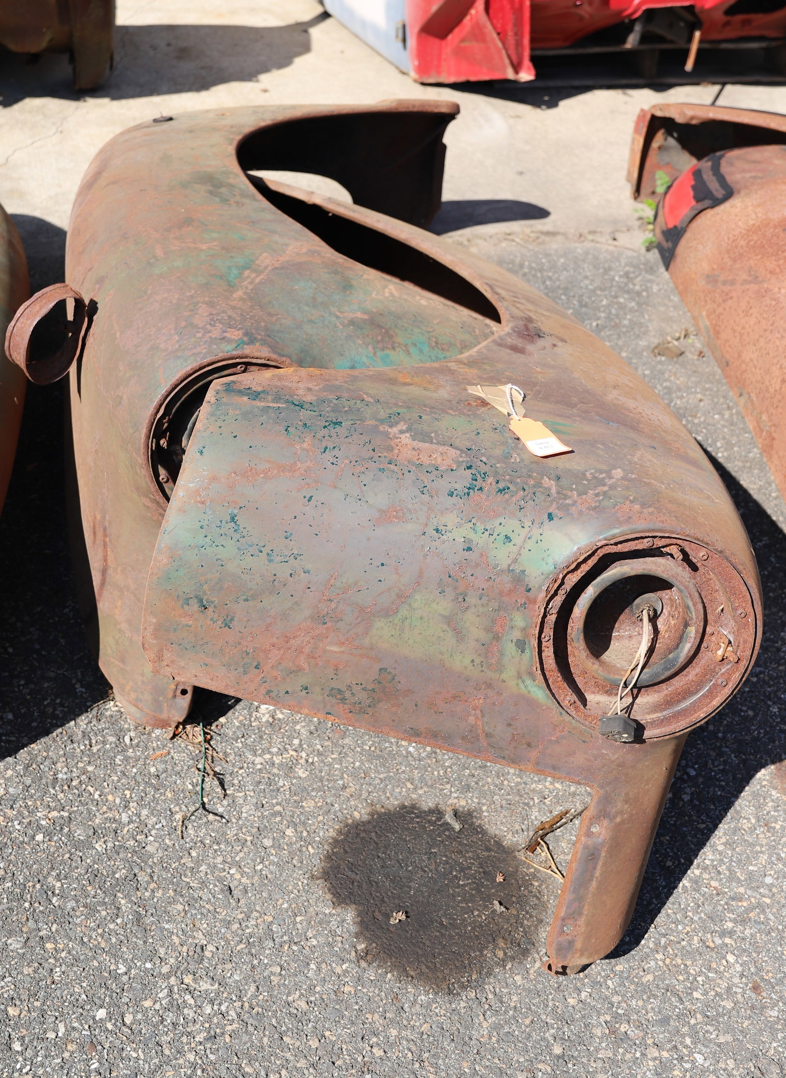 PAIR OF VINTAGE TRUCK FENDERS: PLEASE READ CAREFULLY - Terms for Purchasing and Shipping of Auction Items. Please read carefully before bidding. All payments for purchases will be made through LiveAuctioneers.com payment processing