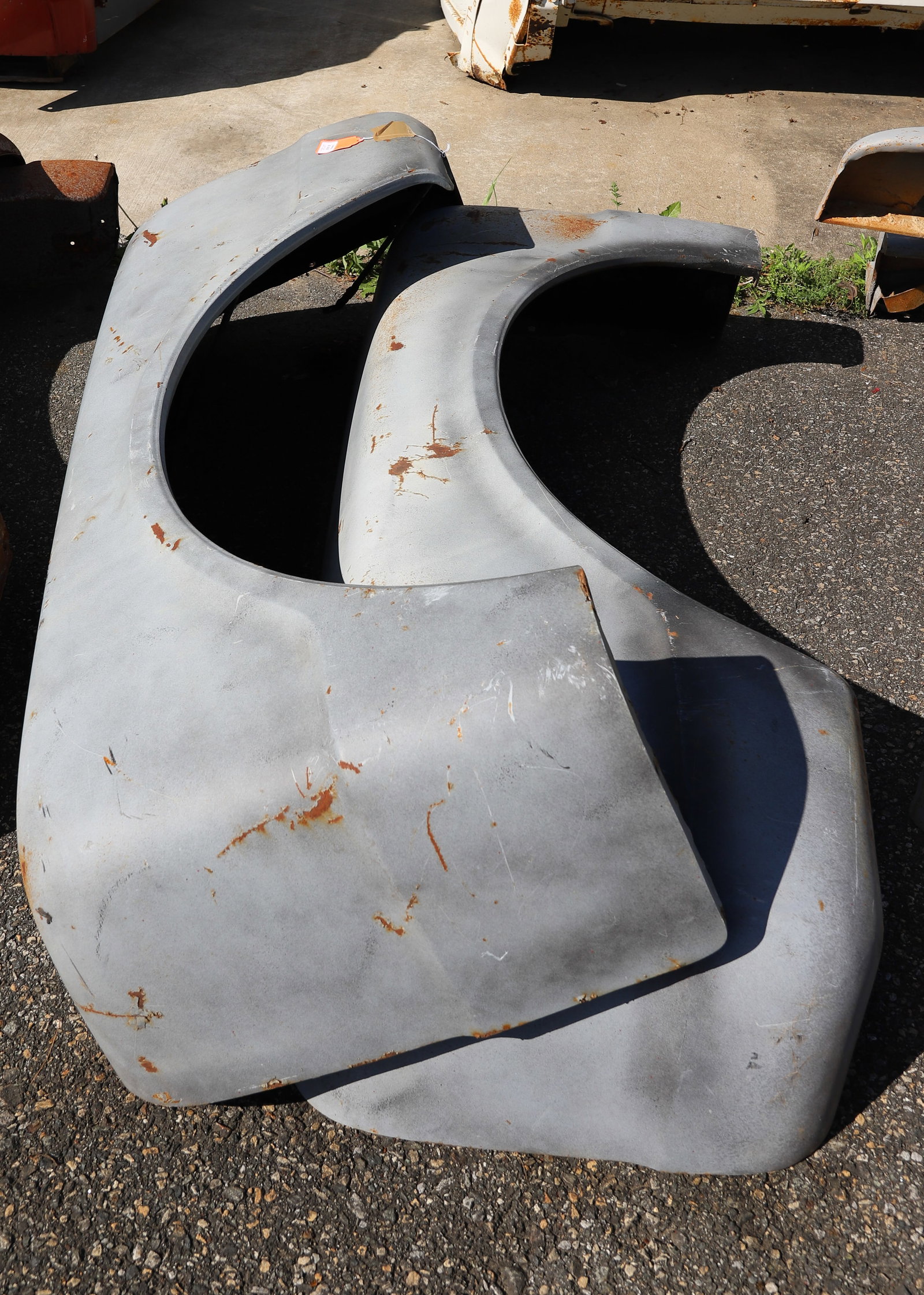 PAIR OF VINTAGE TRUCK FENDERS: PLEASE READ CAREFULLY - Terms for Purchasing and Shipping of Auction Items. Please read carefully before bidding. All payments for purchases will be made through LiveAuctioneers.com payment processing