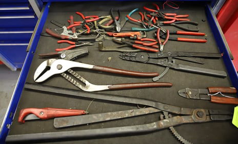 LOT OF TOOLS INCL. BLUE POINT
