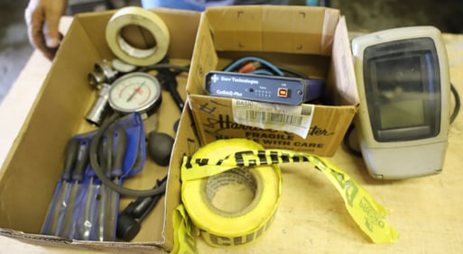 2 BOXES OF TOOLS