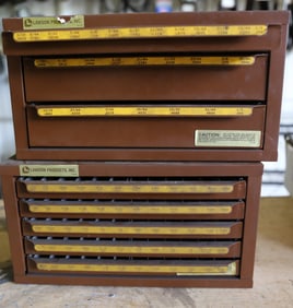 CABINET WITH DRILL BITS