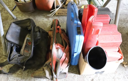 LOT OF BAGS AND CASES