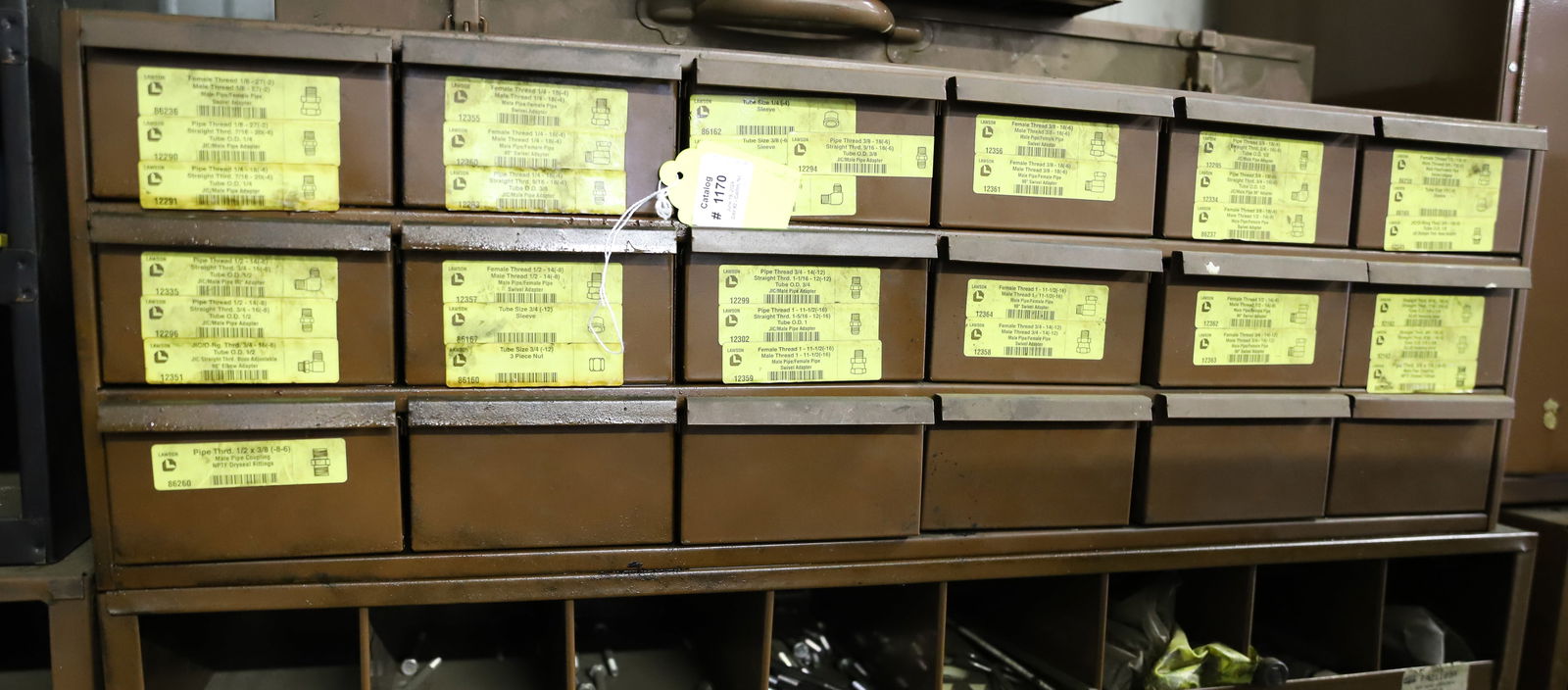 LAWSON 18 DRAWER PARTS CABINET (1 of 3)