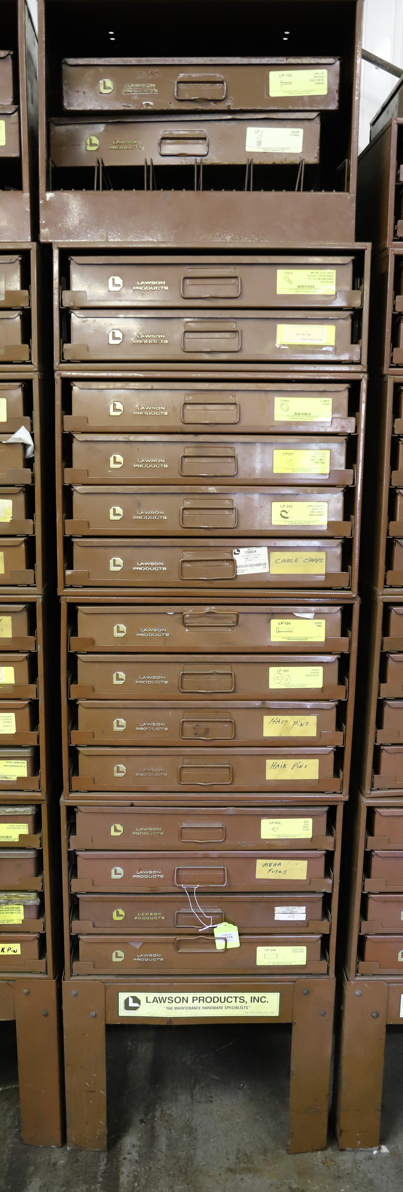 LAWSON PARTS CABINET (1 of 3)