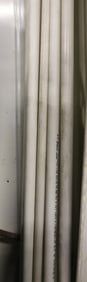 (10) SECTIONS OF PVC PIPE