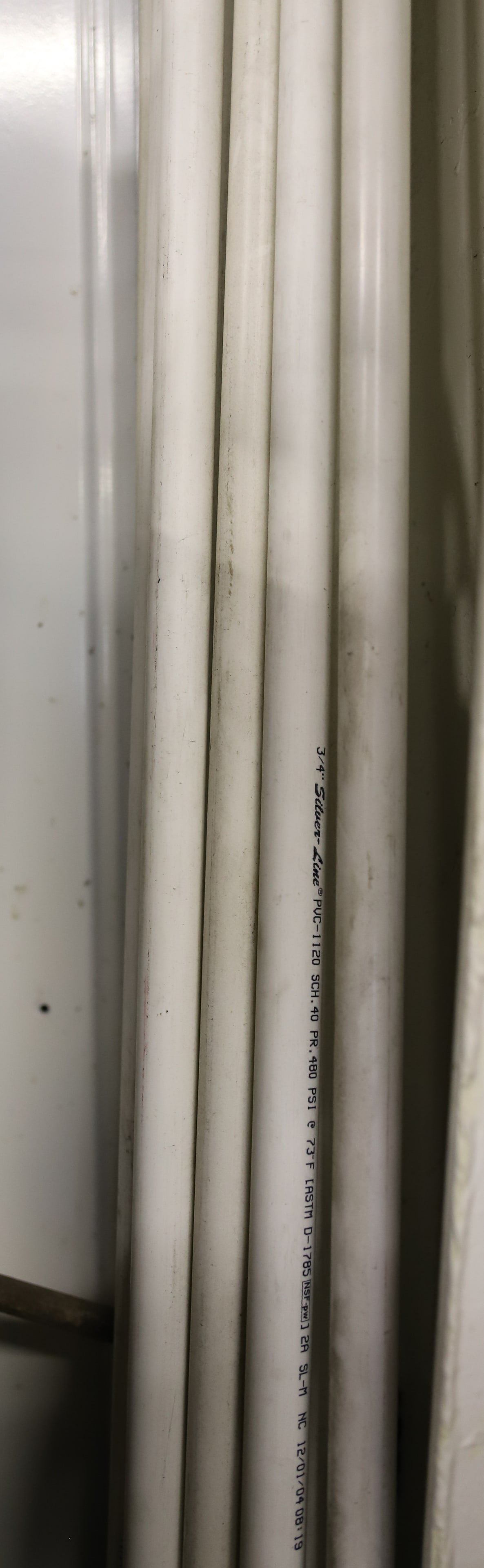 (10) SECTIONS OF PVC PIPE (1 of 2)