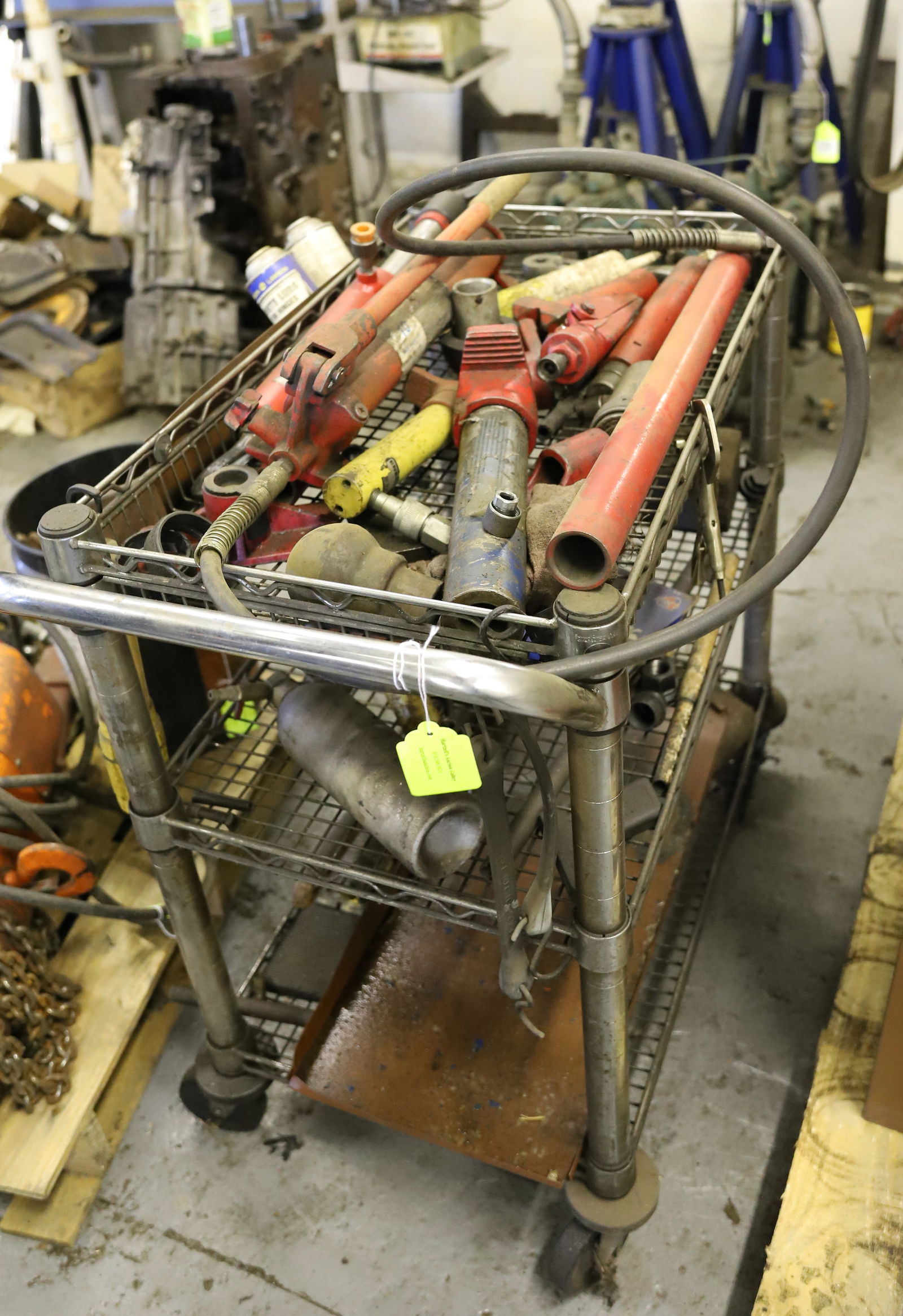 LAWSON METAL CART AND CONTENTS (1 of 1)