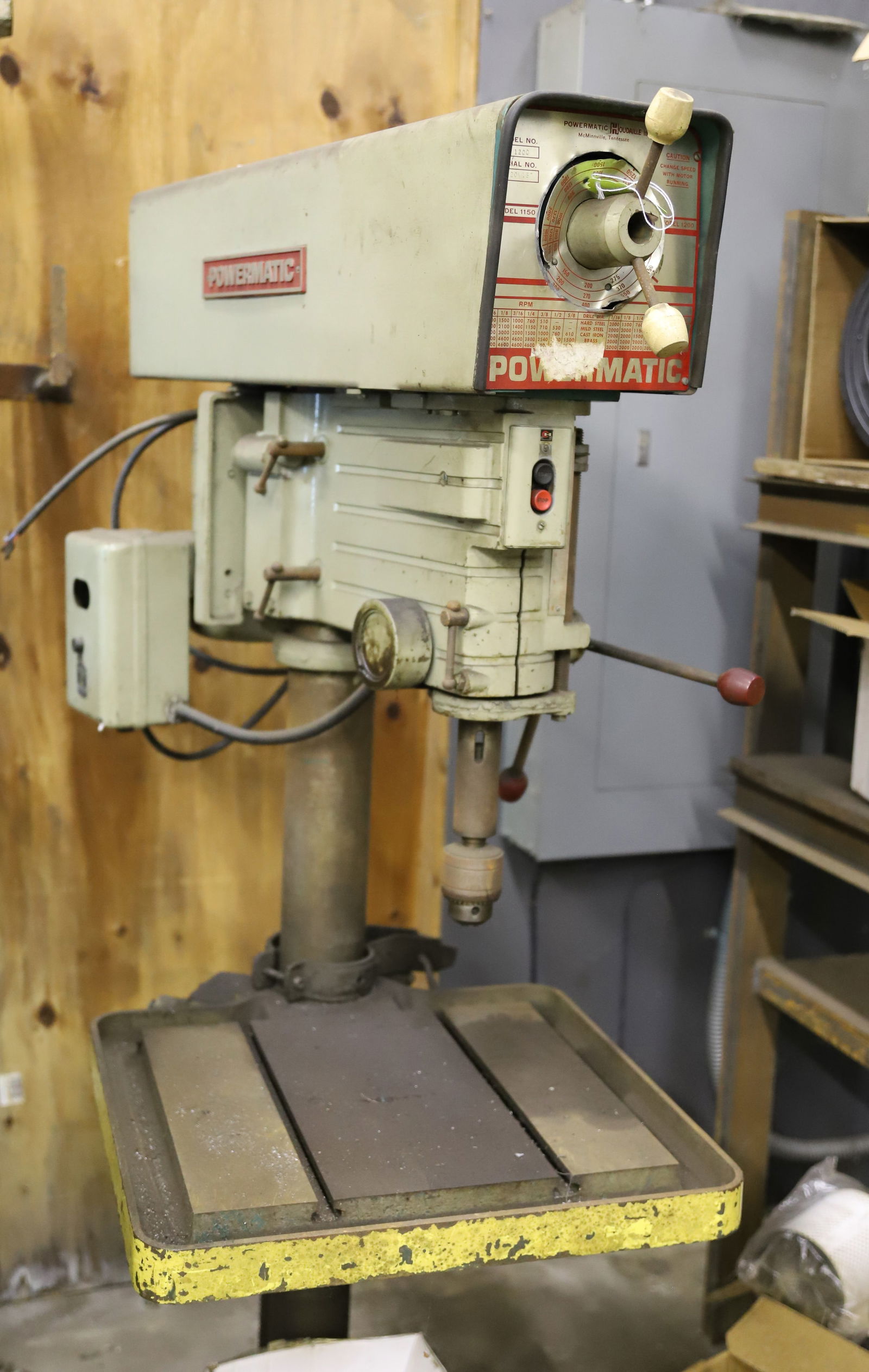 POWERMATIC DRILL PRESS MODEL 1200 (1 of 3)
