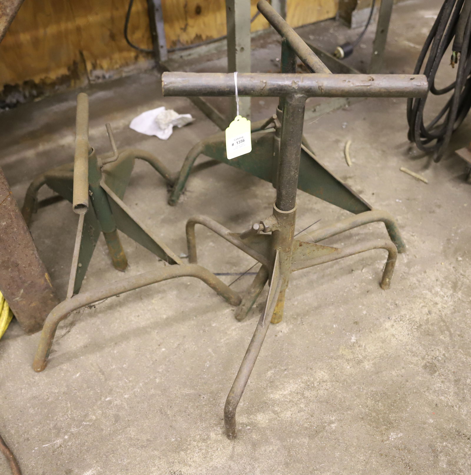 THREE METAL STANDS (1 of 2)