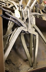 LOT OF (6) VISE CLAMPS