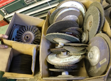 GRINDING WHEELS AND WIRE BRUSHES