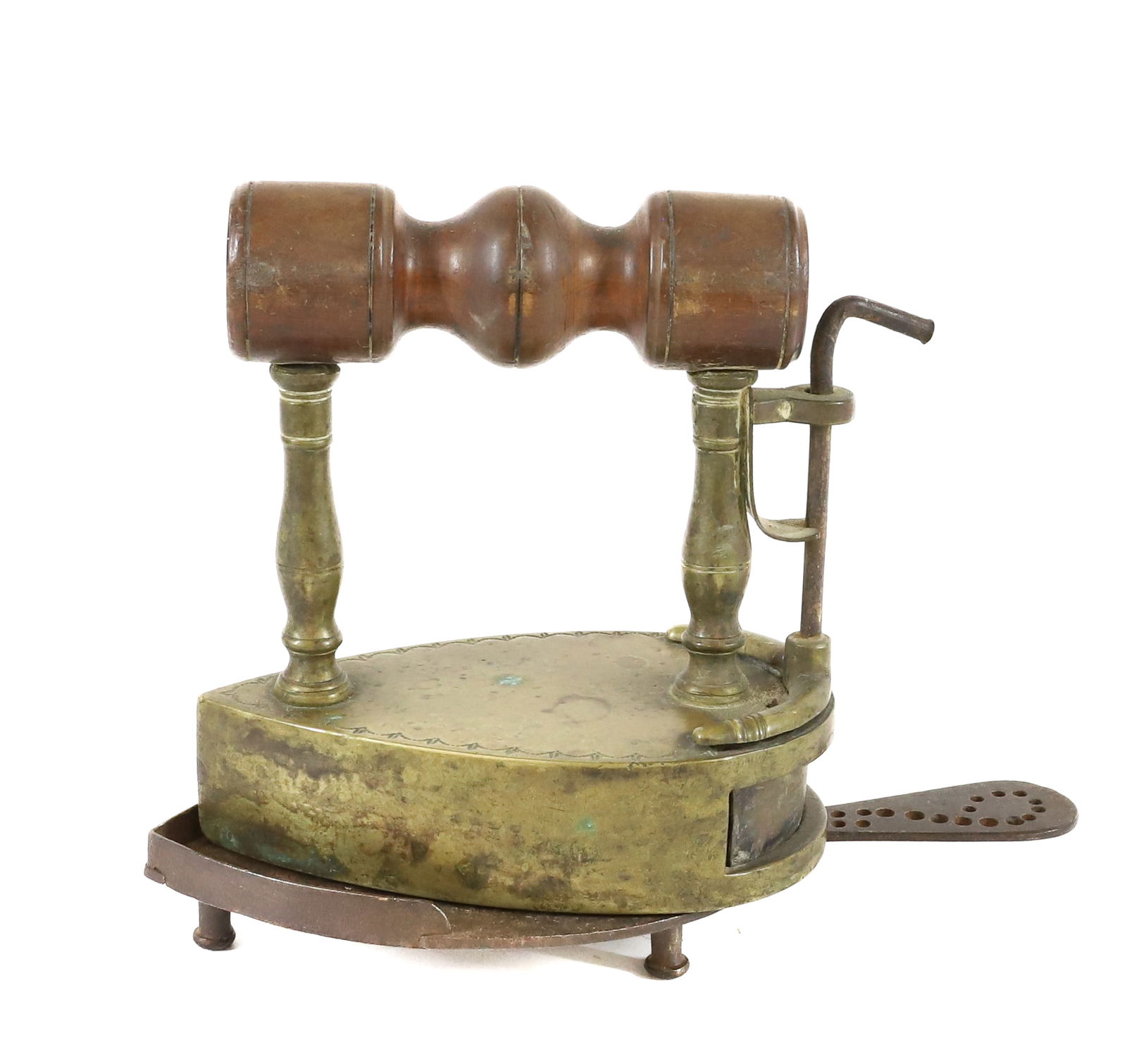 EARLY SMALL SIZE ROUND BACK SLUG IRON (1 of 5)