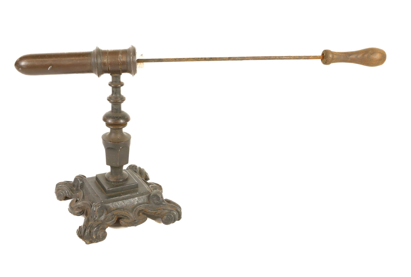 SINGLE BARREL ENGLISH GOFFERING IRON (1 of 4)