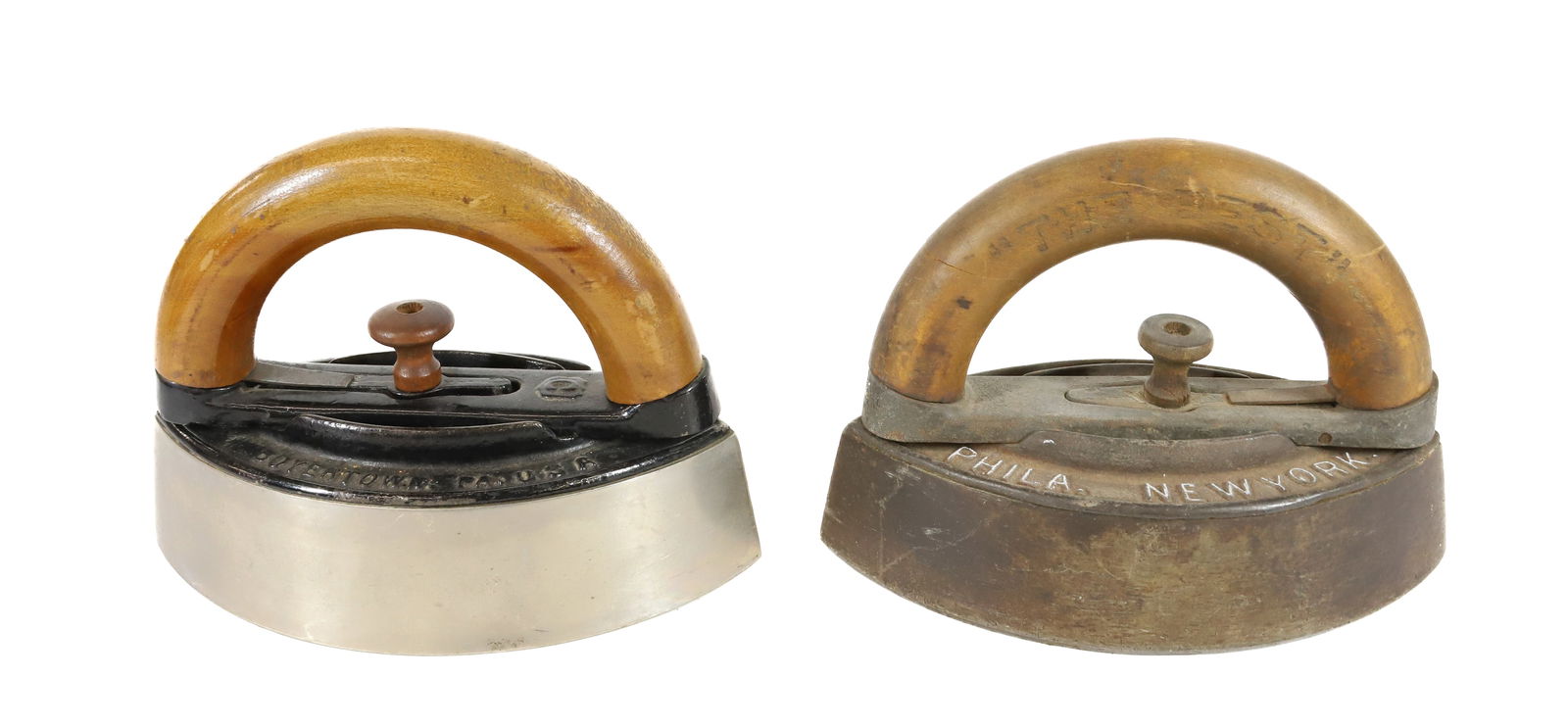 (2) DETACHABLE HANDLE IRONS (1 of 4)