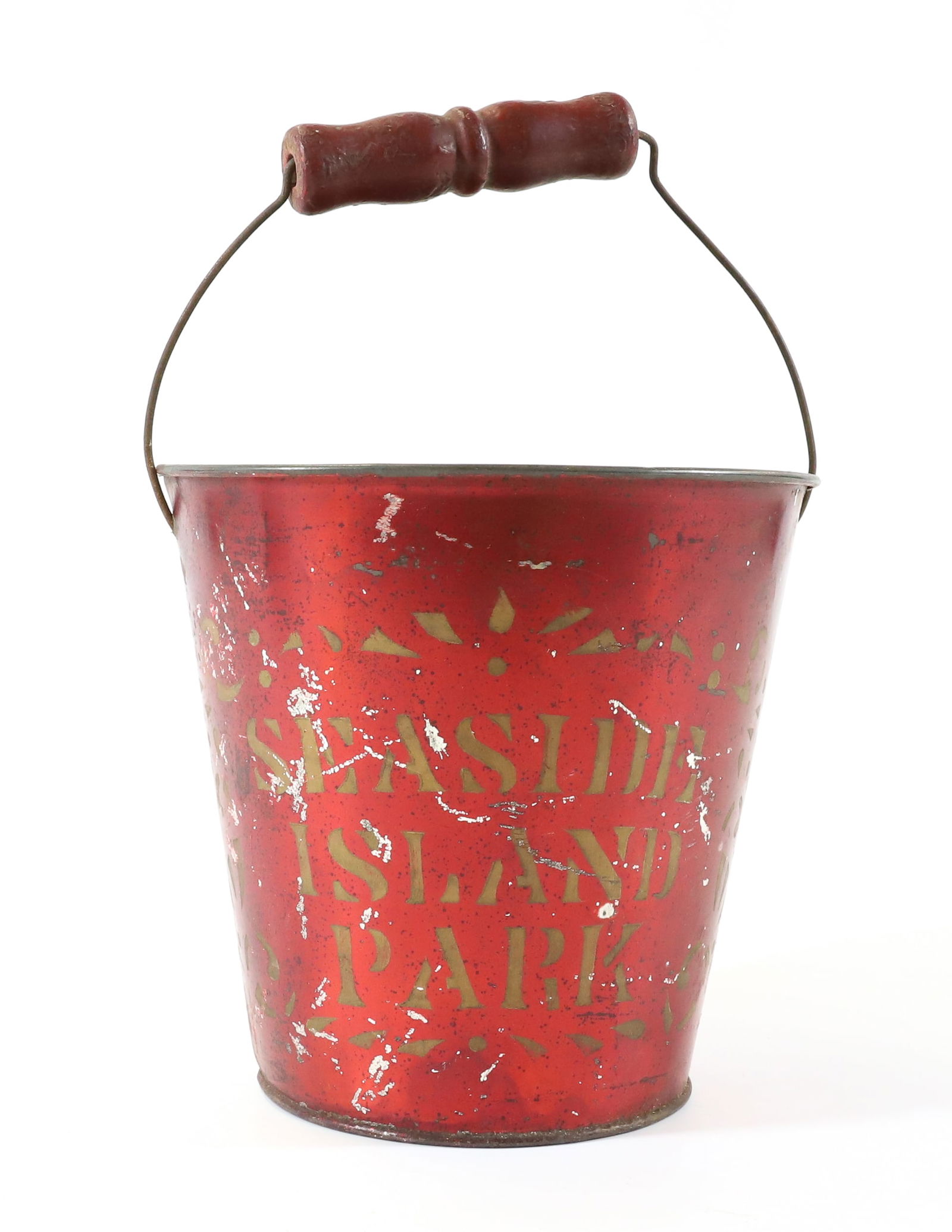 VINTAGE TIN SAND PAIL (1 of 6)