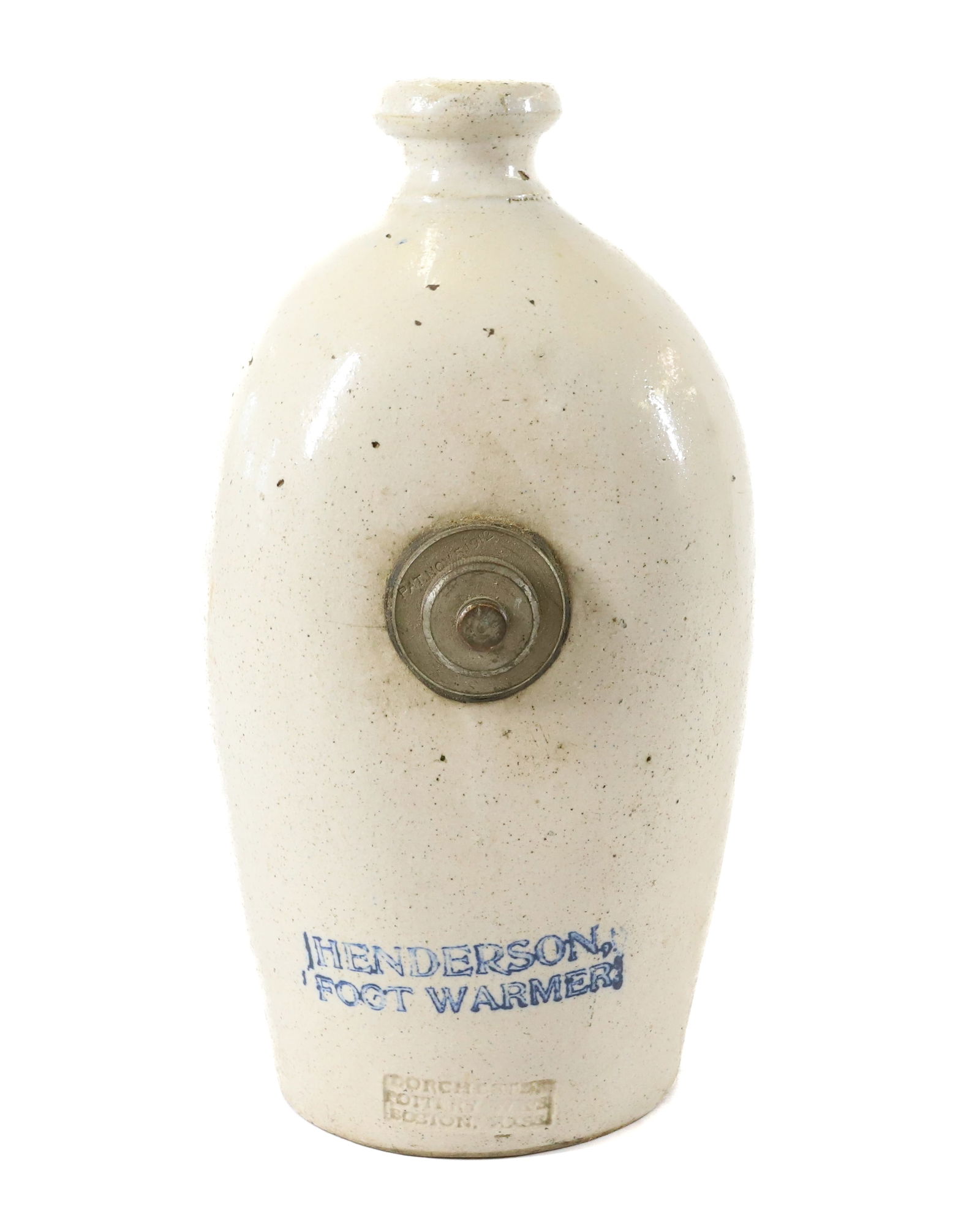 HENDERSON STONEWARE FOOT WARMER (1 of 5)