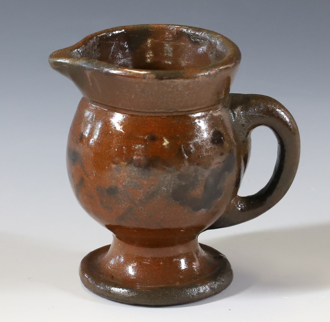 MINIATURE REDWARE PITCHER (1 of 15)