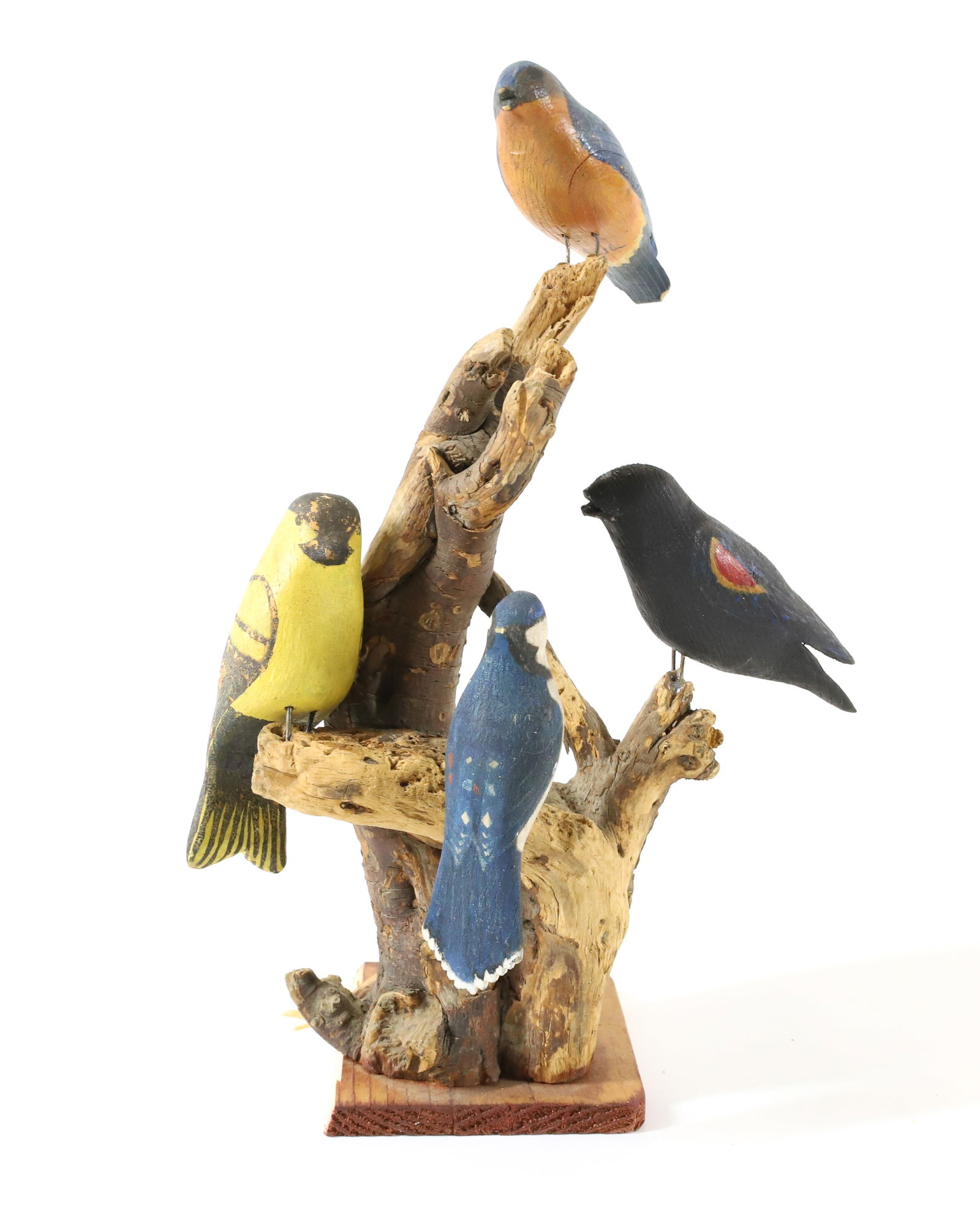 CARVED FOLK ART BIRDS (1 of 6)
