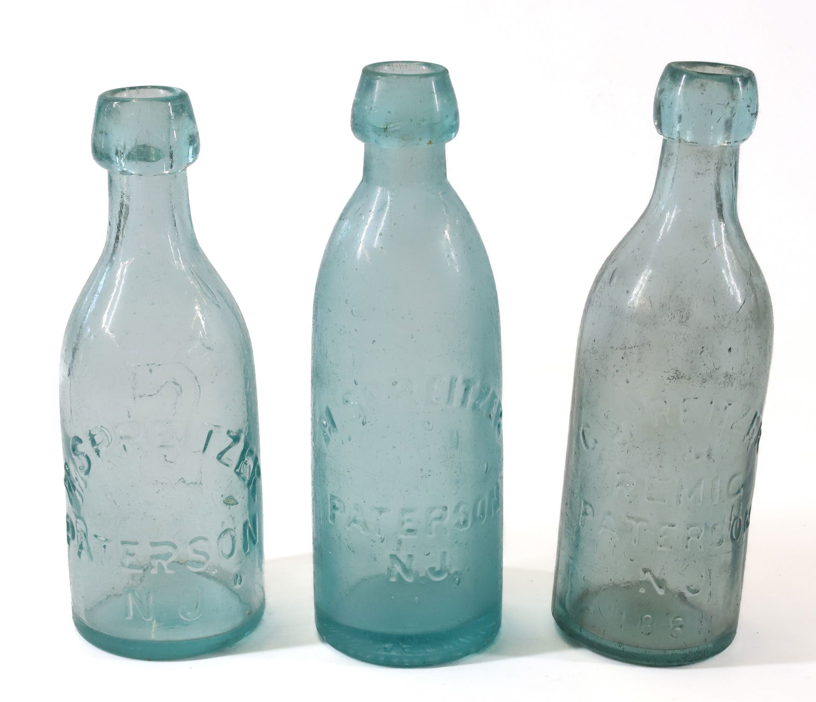 (3) SPREITZER, PATERSON, NJ BOTTLES (1 of 5)