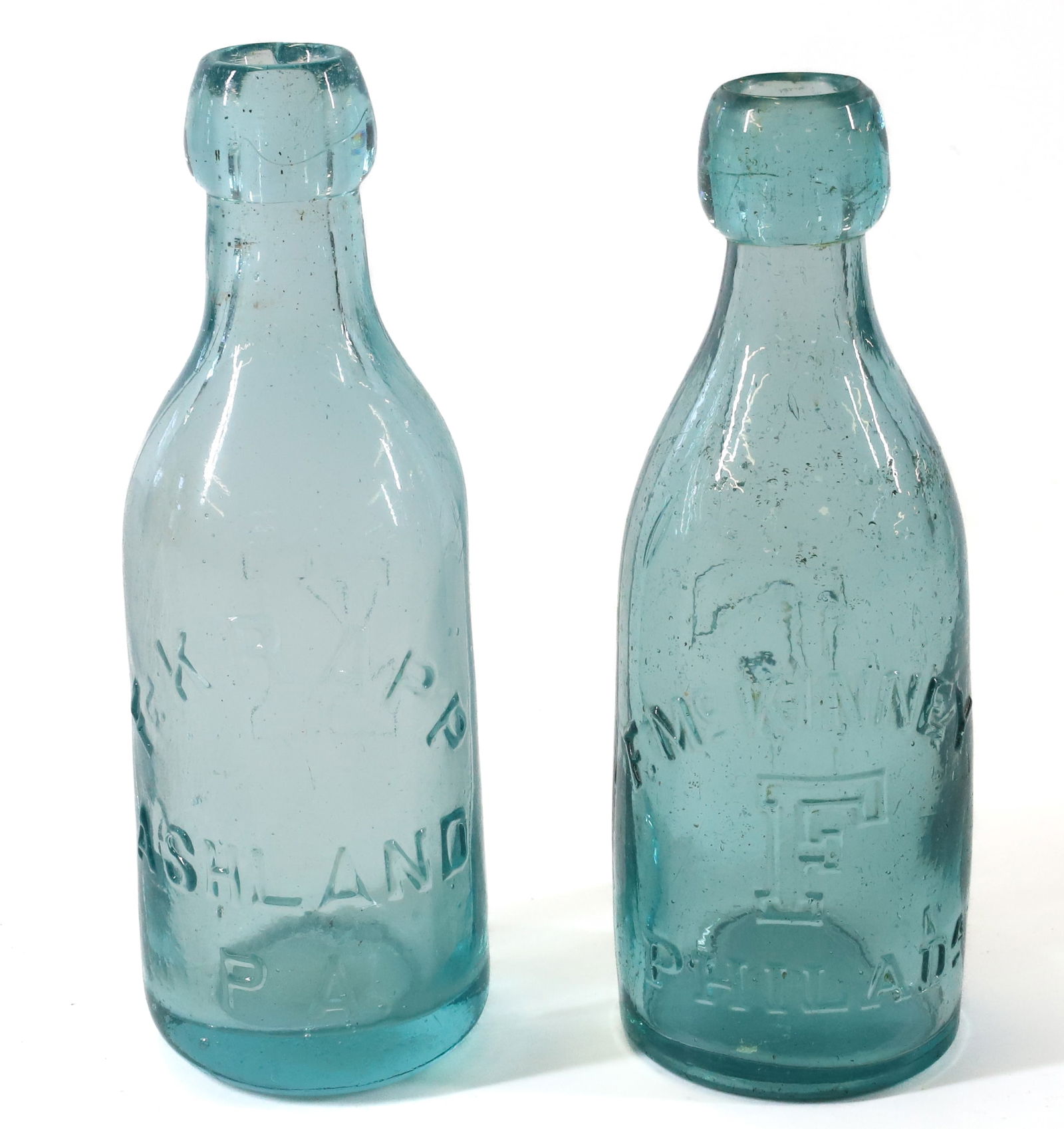PHILADELPHIA AND ASHLAND, PA BLOB TOP BOTTLES (1 of 6)