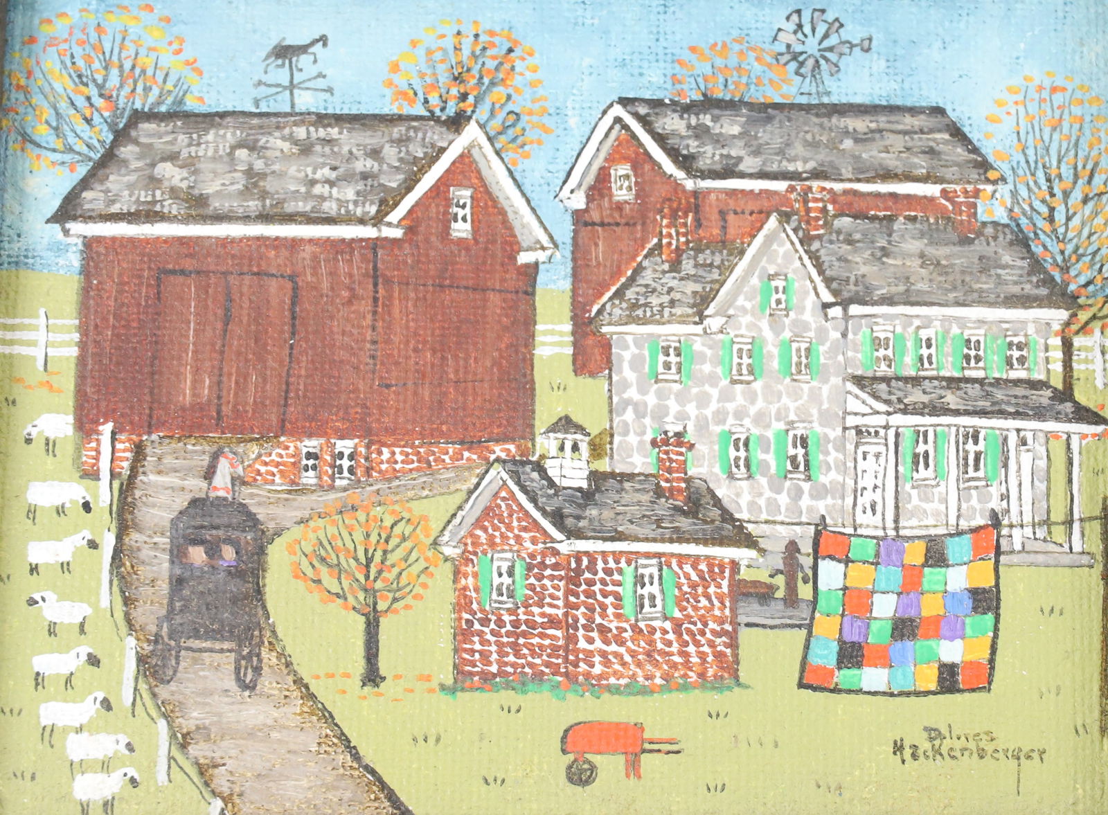 DOLORES HACKENBERGER "COUNTRY HOMESTEAD" O/B (1 of 5)
