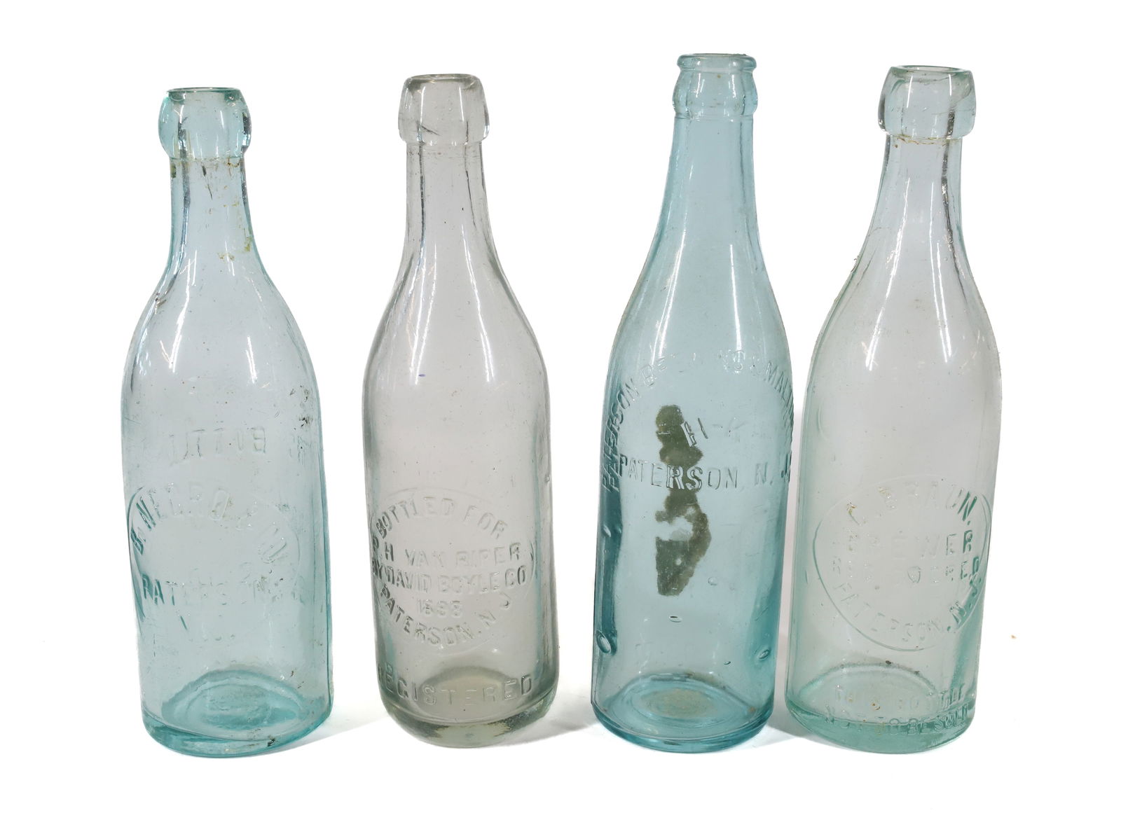 (4) PATERSON, NJ BOTTLES (1 of 4)