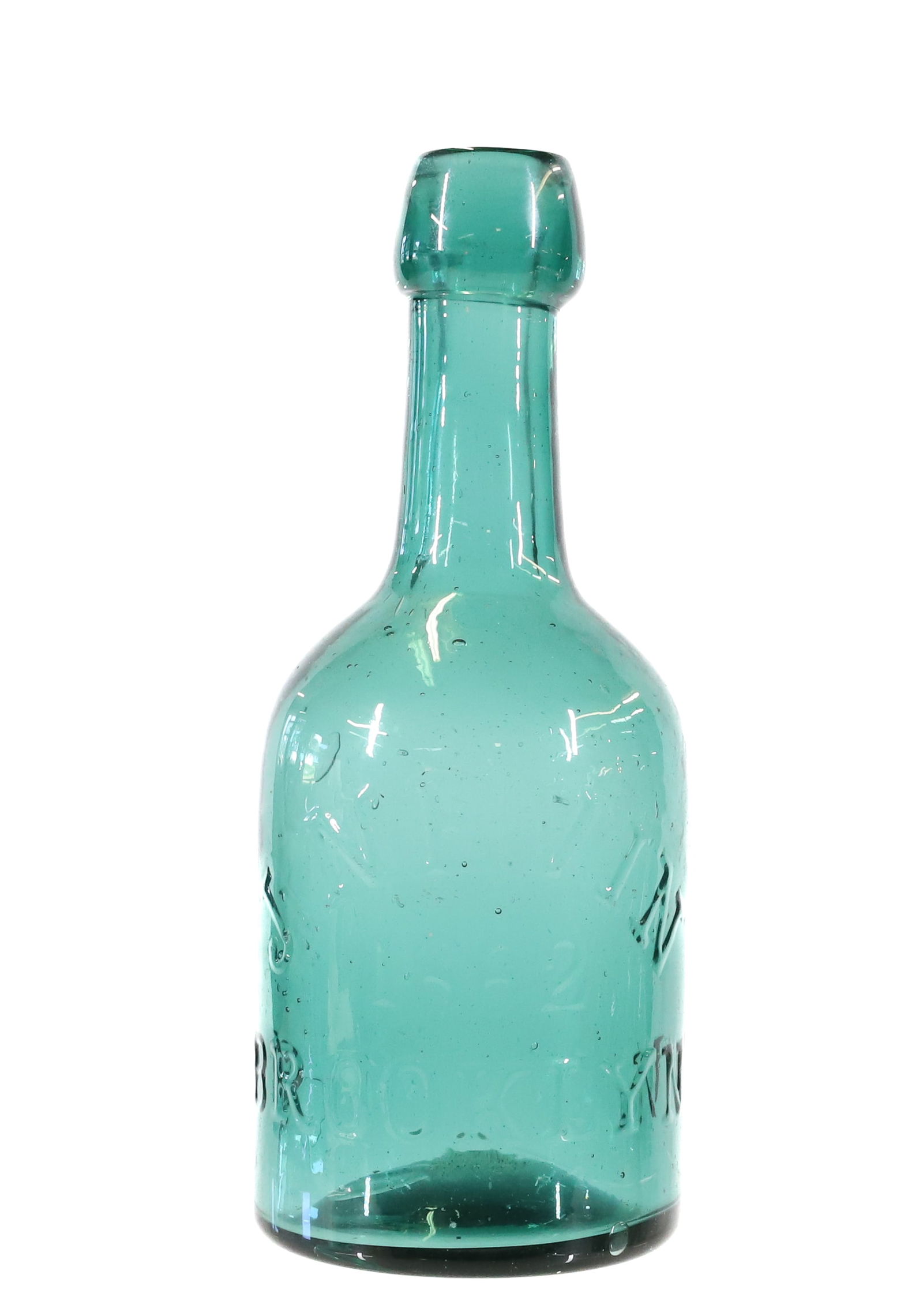 "J. NEVIN" BROOKLYN, NY , 1862 BOTTLE (1 of 4)