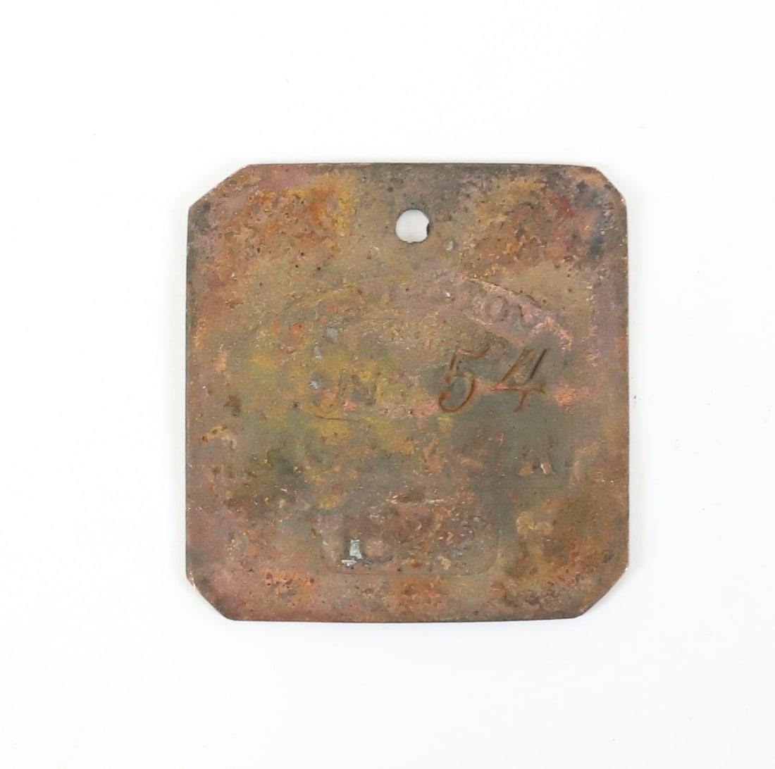 CHARLESTON SLAVE TAG (1 of 2)