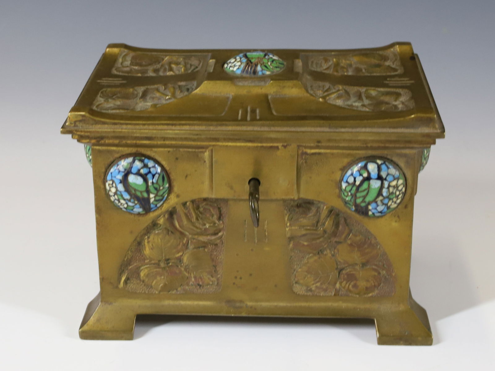 ART NOUVEAU BRONZE BOX (1 of 6)