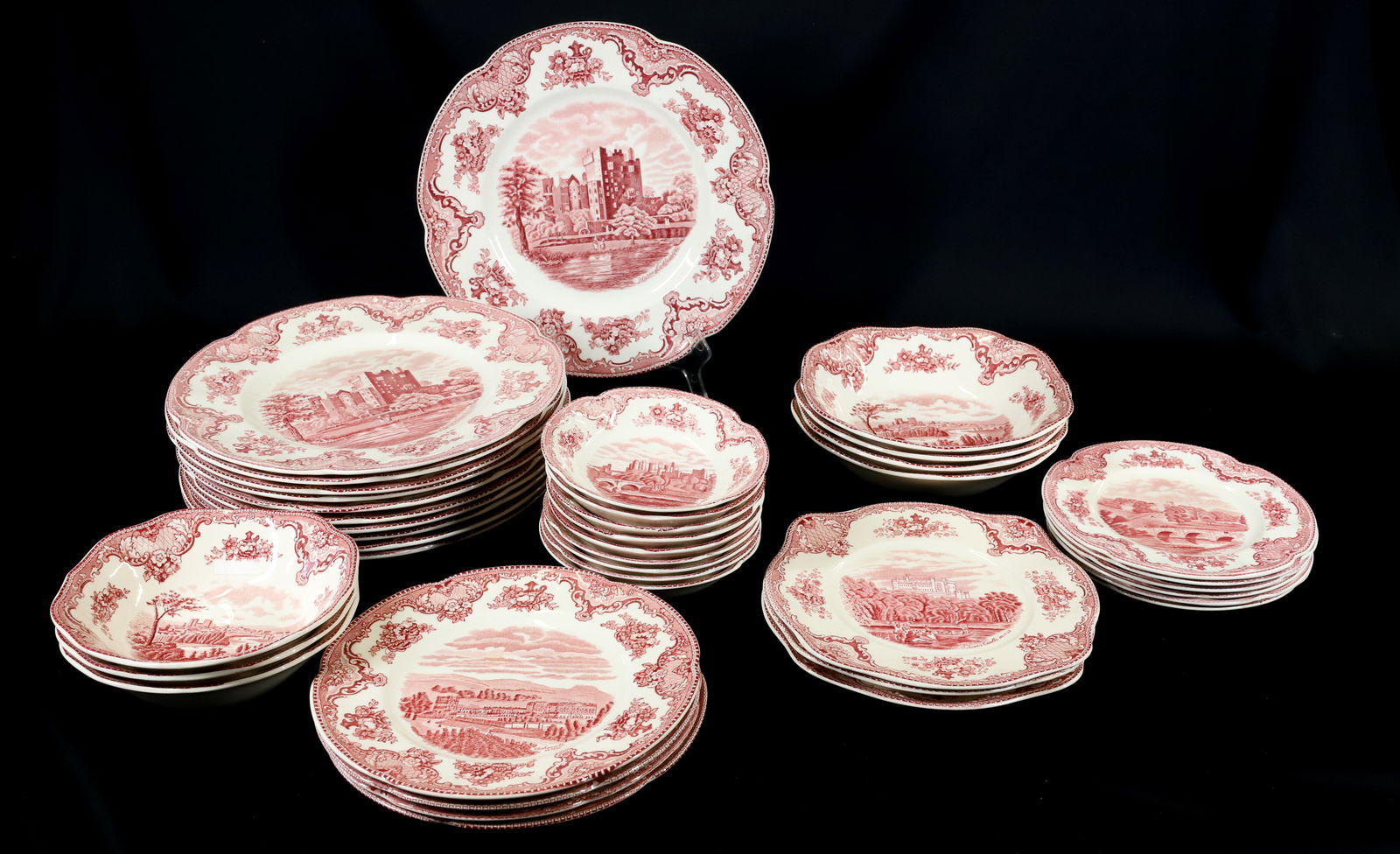 JOHNSON BROS. "OLD BRITAIN CASTLES" PLATES AND BOWLS (1 of 4)