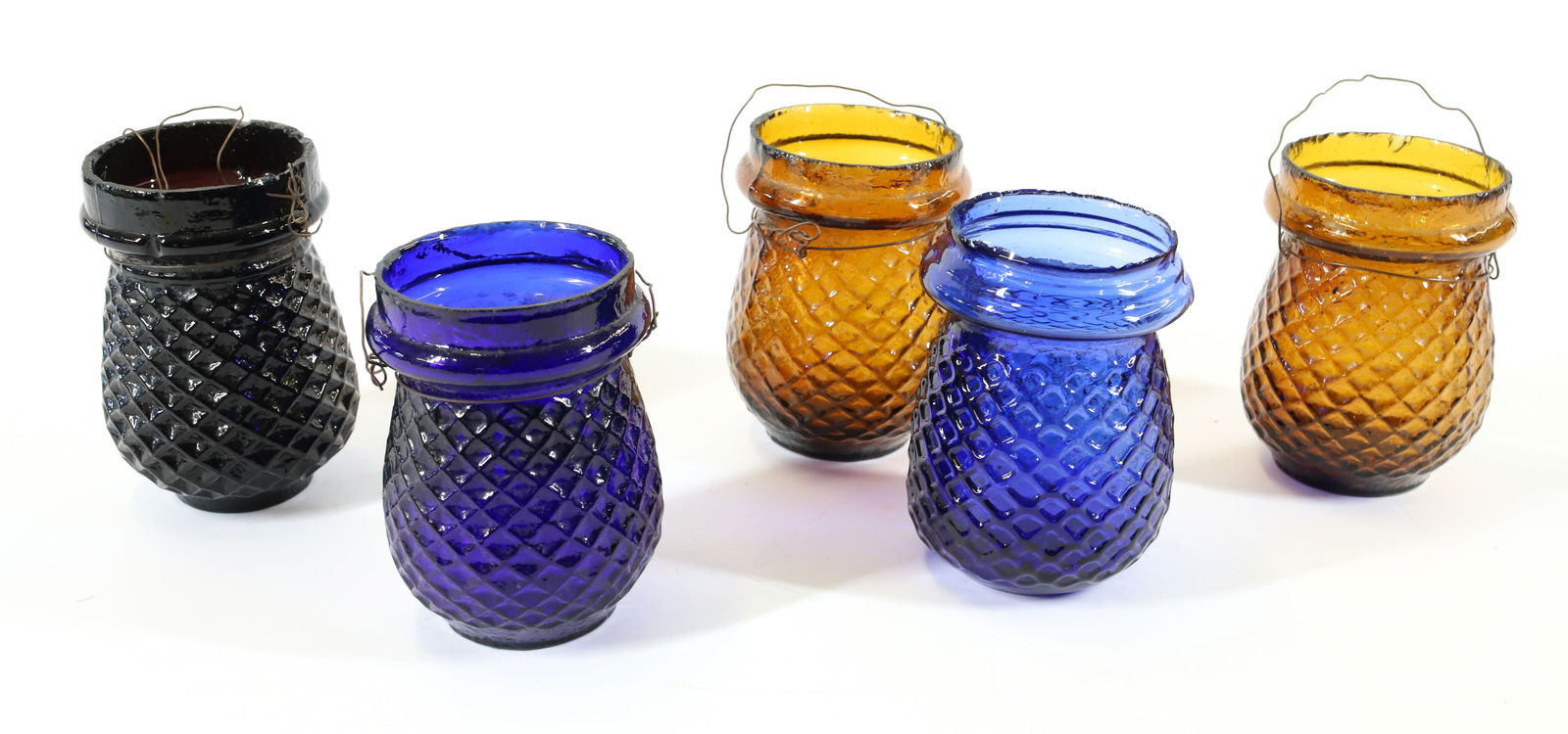 LOT OF (5) VICTORIAN CHRISTMAS LIGHTS (1 of 4)