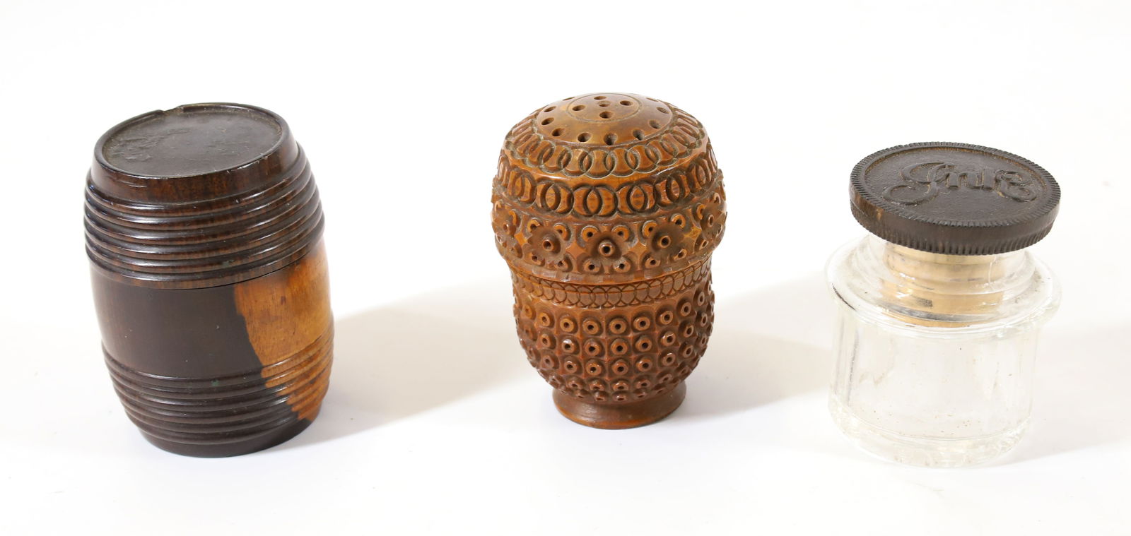 LOT OF ANTIQUE CONTAINERS (1 of 5)