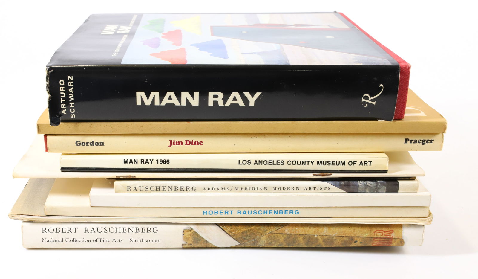 LOT OF ART BOOKS, MAN RAY, RAUSCHENBERG (1 of 3)