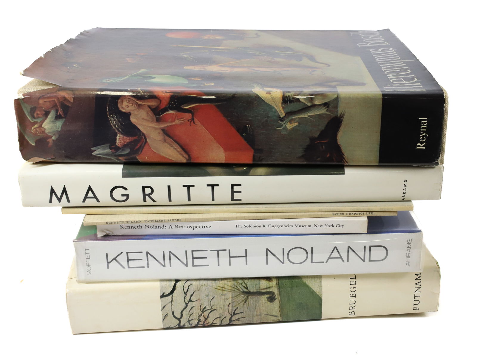 LOT OF ART BOOKS, NOLAND, MAGRITTE, BOSCH (1 of 2)