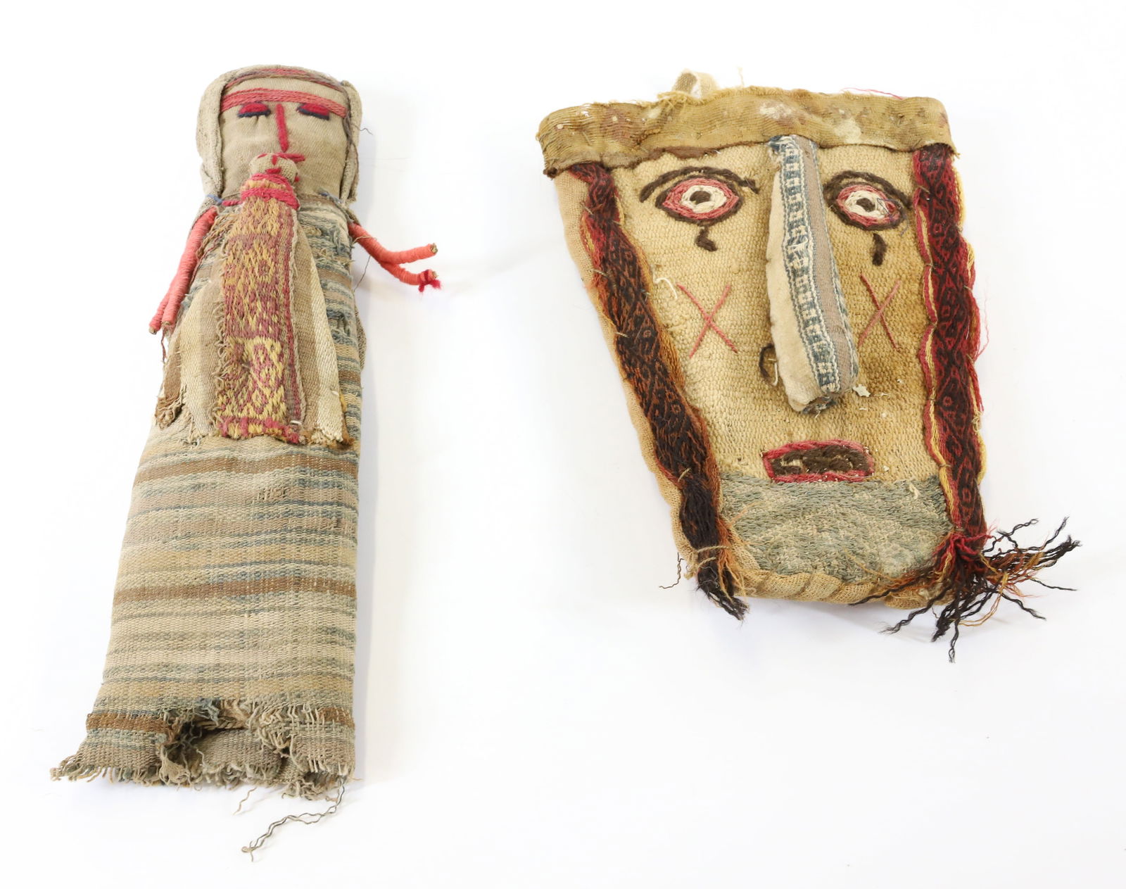 PERUVIAN WALL MASK AND DOLL (1 of 4)