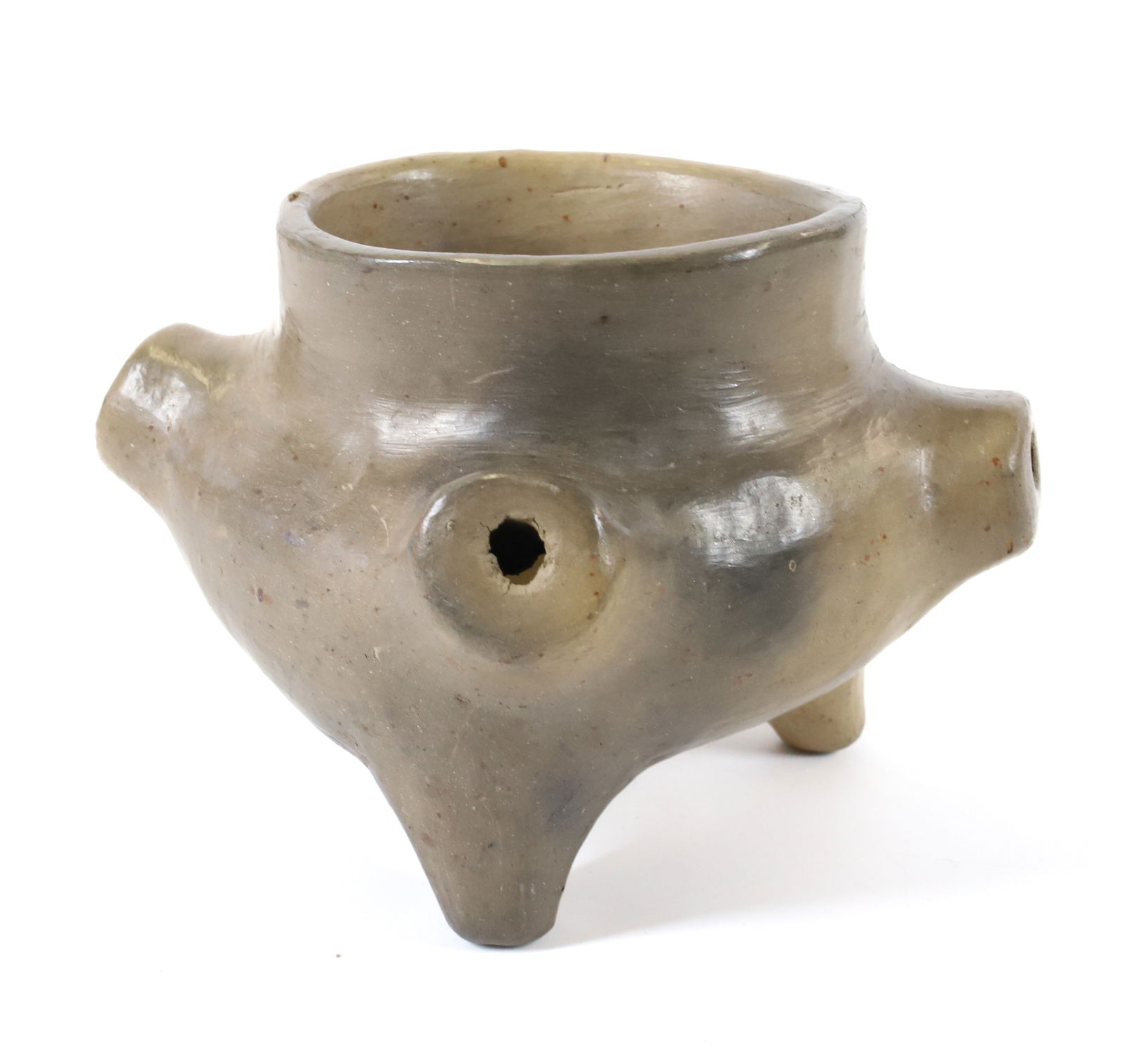 CATAWBA INDIAN POTTERY PIPE (1 of 8)