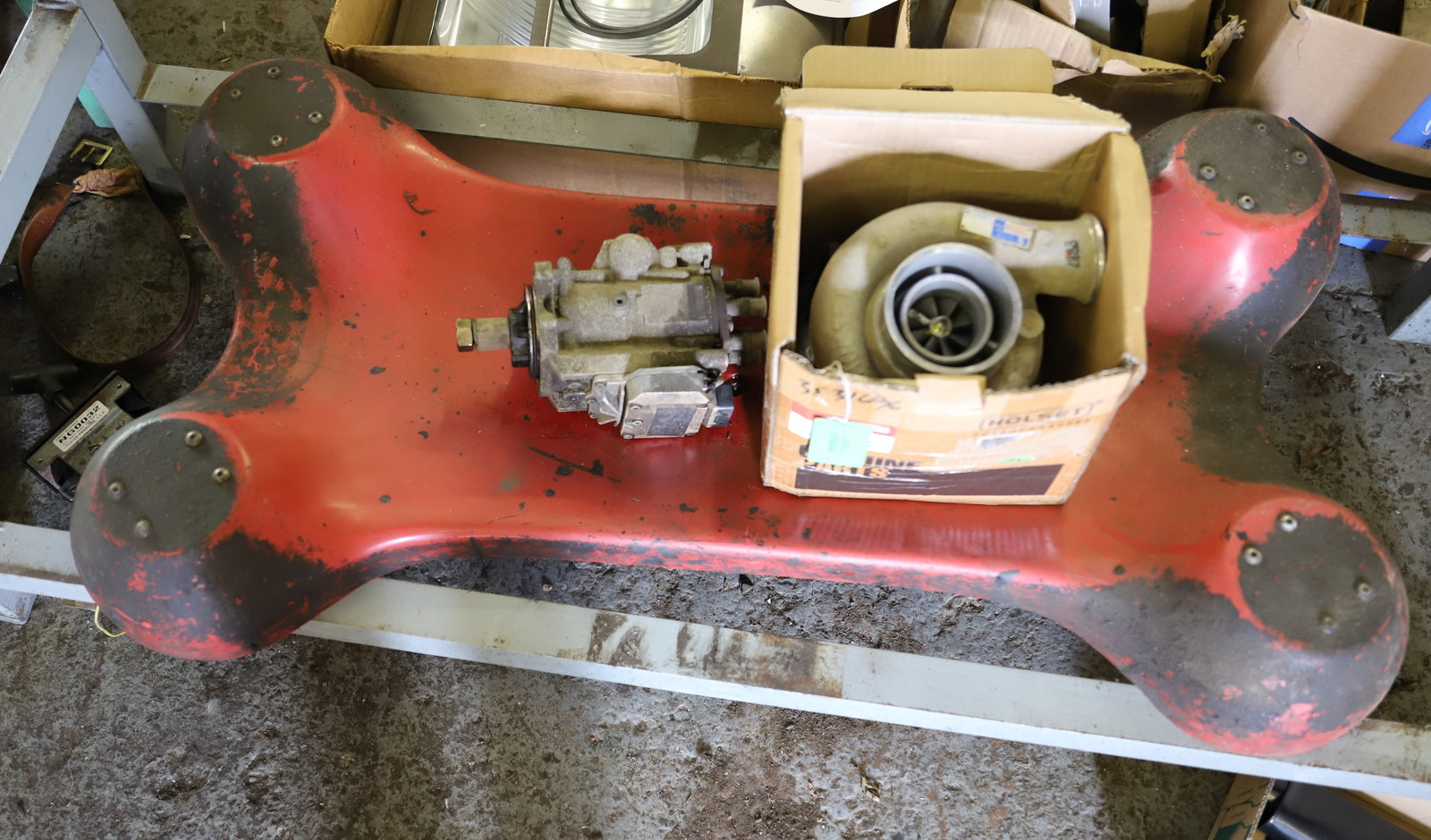 HOLSET TURBOCHARGER AND MORE: WITH VINTAGE CREEPER. PLEASE READ CAREFULLY - THIS IS AN ONLINE AND ABSENTEE BID ONLY AUCTION. THERE WILL BE A PREVIEW ON SATURDAY AUGUST 17TH FROM 9:00 AM TILL 1:00 PM TO VIEW THE AUCTION. AT THIS TI