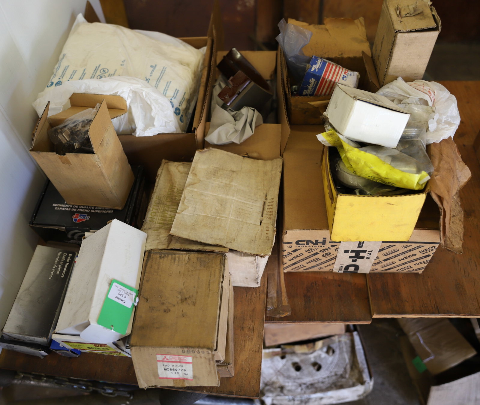 LARGE LOT OF AUTOMOTIVE PARTS: INCL. BRAKE SHOES, BRAKE HARDWARE AND MORE PLEASE READ CAREFULLY - THIS IS AN ONLINE AND ABSENTEE BID ONLY AUCTION. THERE WILL BE A PREVIEW ON SATURDAY AUGUST 17TH FROM 9:00 AM TILL 1:00 PM TO VIEW TH