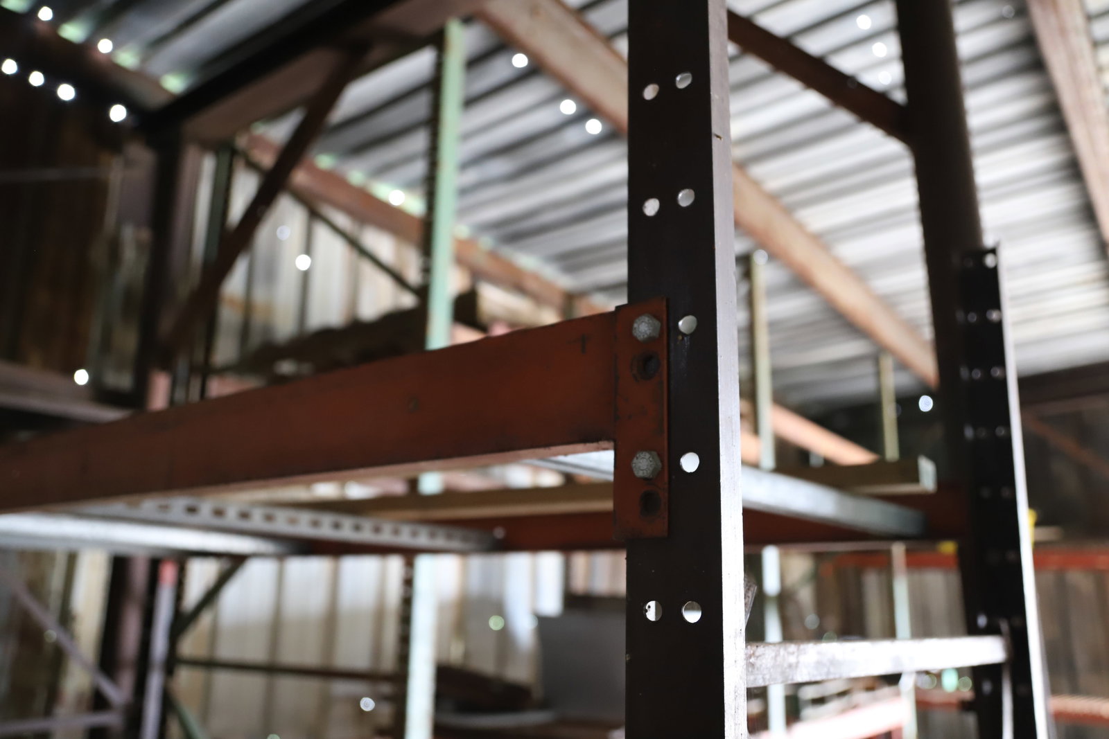 INDUSTRIAL SHELVING: 84"H X 42"W X 102"L PLEASE READ CAREFULLY - THIS IS AN ONLINE AND ABSENTEE BID ONLY AUCTION. THERE WILL BE A PREVIEW ON SATURDAY AUGUST 17TH FROM 9:00 AM TILL 1:00 PM TO VIEW THE AUCTION. AT THIS TIME