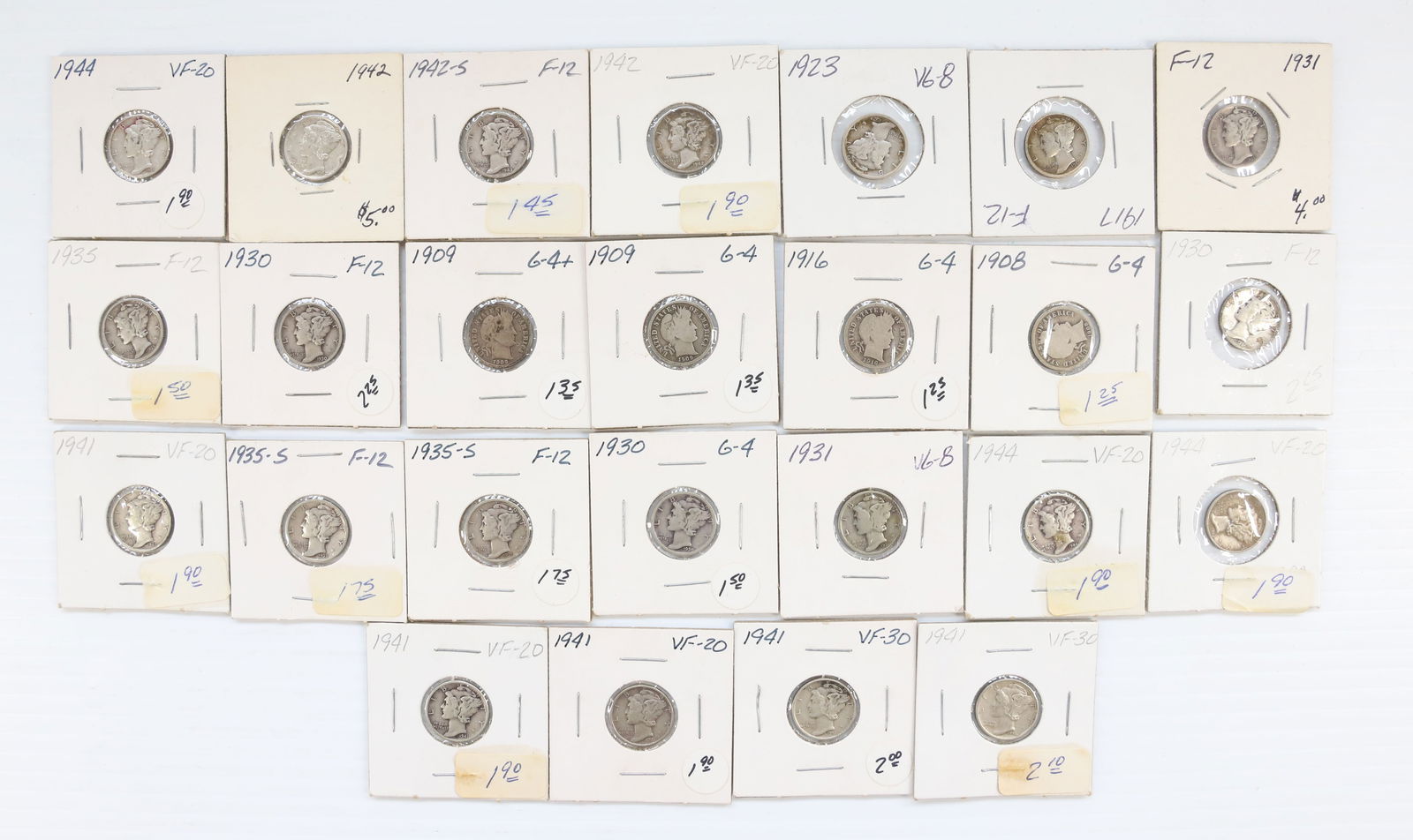 MORGAN AND BARBER DIME LOT (1 of 9)