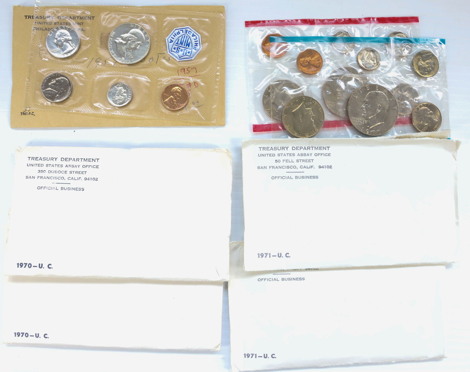 LOT OF U.S. PROOF AND MINT SETS (1 of 3)