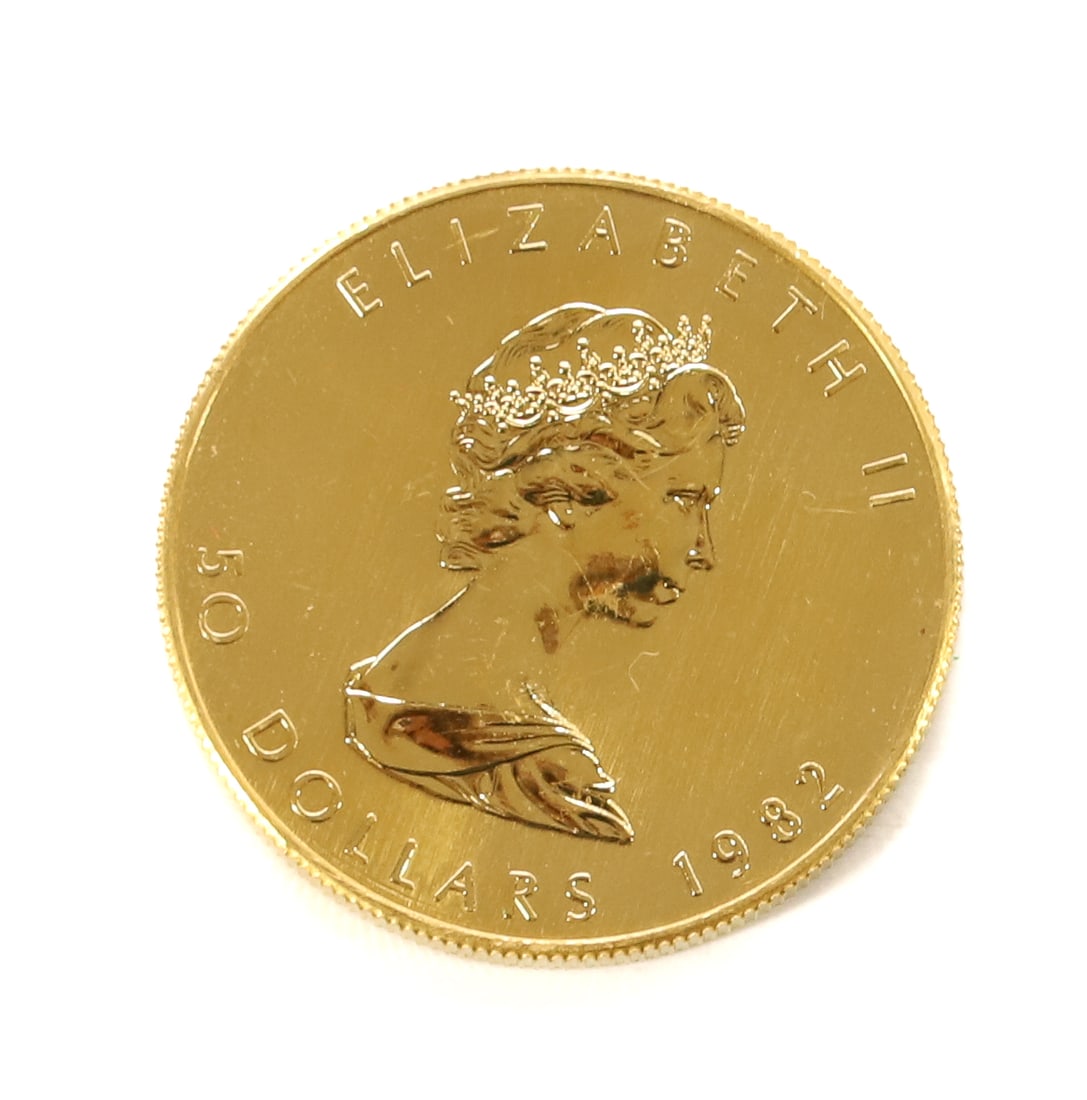 1982 CANADIAN GOLD MAPLE LEAF (1 of 2)