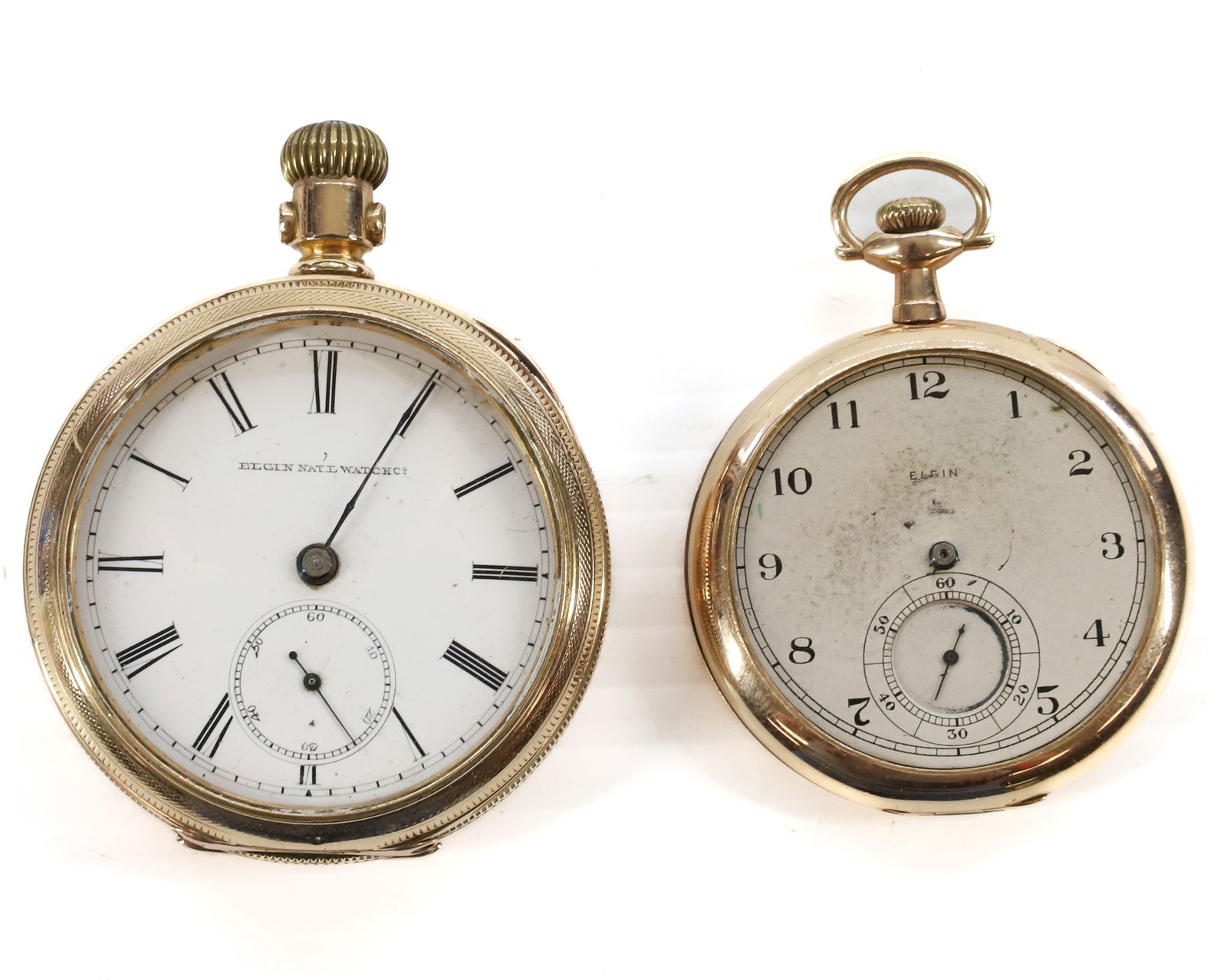 (2) ANTIQUE POCKET WATCHES (1 of 9)