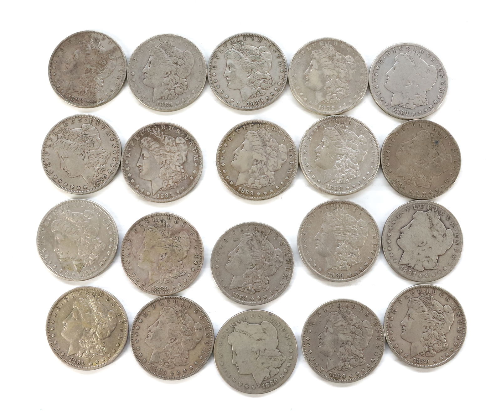 (20) MORGAN DOLLARS (1 of 4)